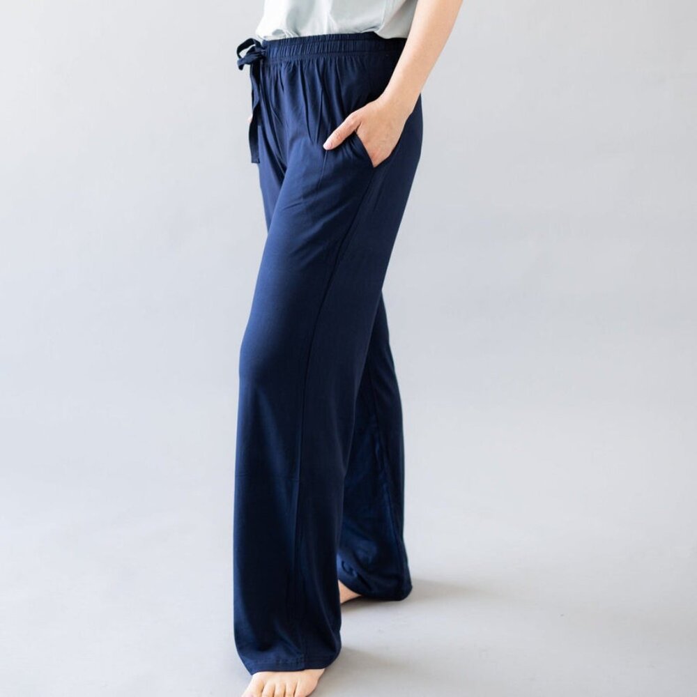 2 - KYTE baby Womens bamboo navy lounge pants